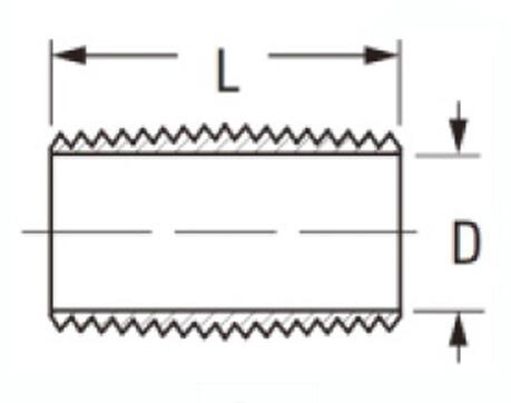 Close Nipple Brass Pipe Fittings